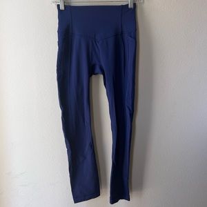 Lululemon All the Right Places 23” blue cropped leggings